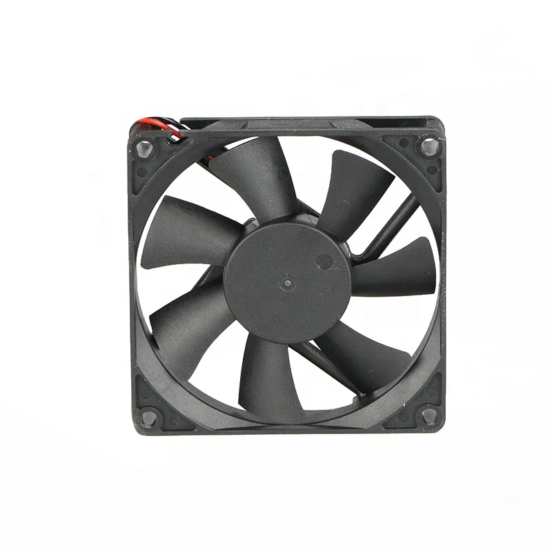 GX8015 12V/24V 80x80x15mm MEIXING DC Axial Fan Ball Sleeve Plastic Case Plastic Fan Blade Back High Speed Cooling Radiastor Fan