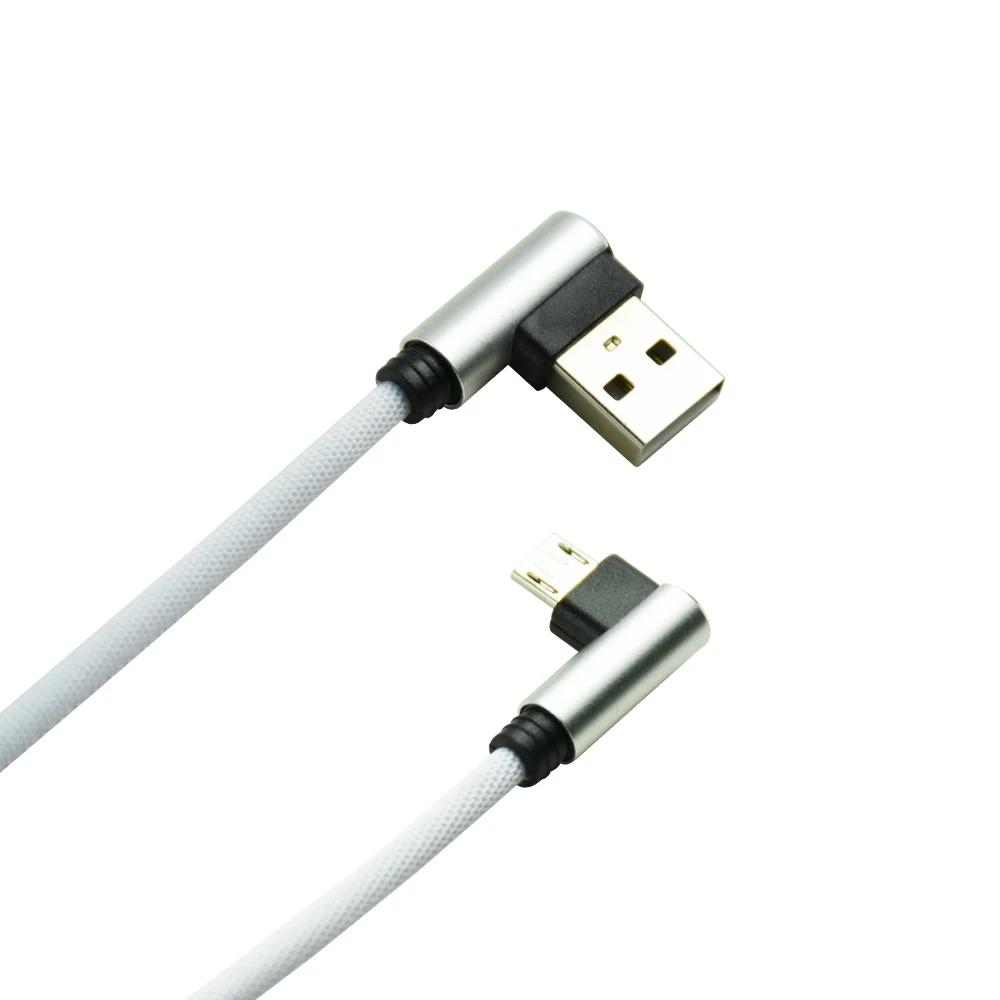 
SIPU Right angle fast charging 90 degree micro usb data charger cable for android 