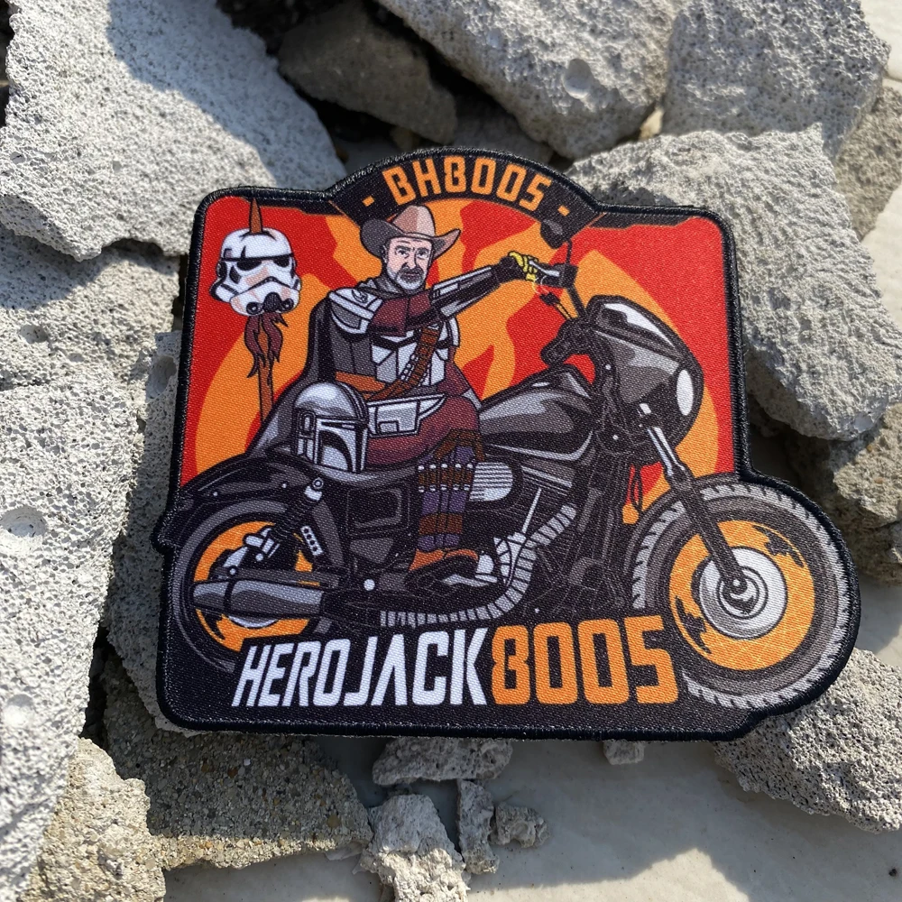 Factory price sublimation patch Iron on Heat Press Sew on screen print patch embroidered patch with sublimation