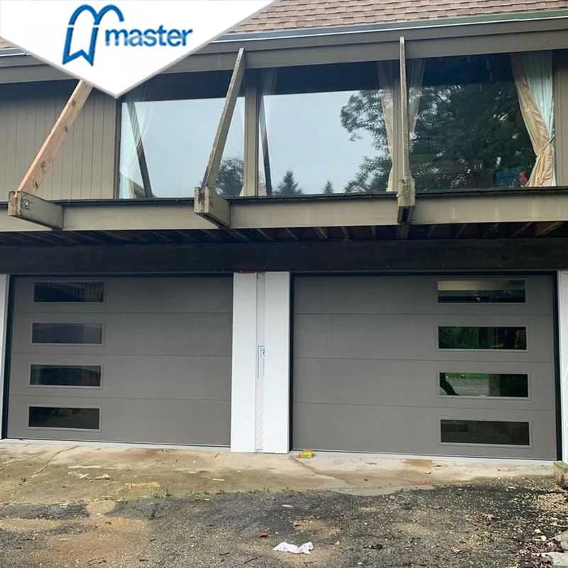 Customized Professional Sectional Overhead Garage Door Sandwich Construction Garage Door for Homes