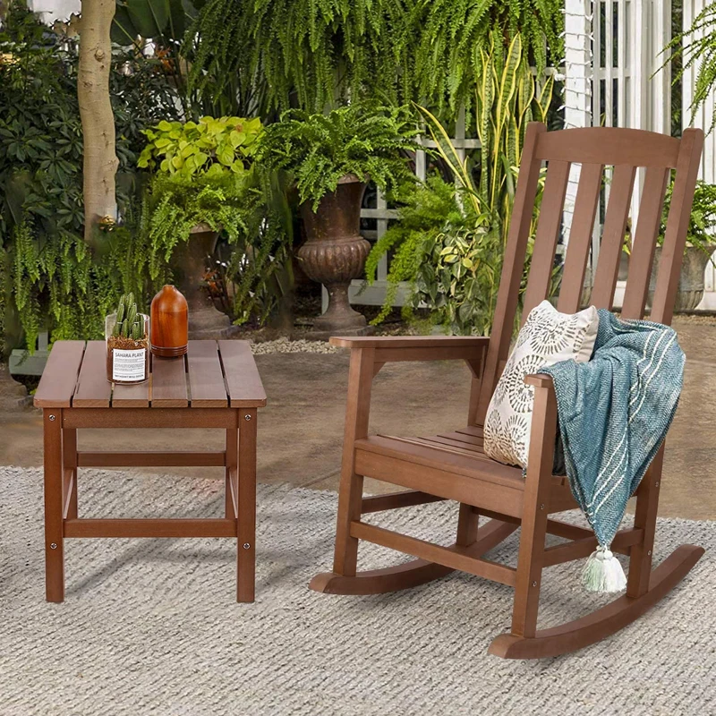  weatherproof outdoor furniture ergonomic corridor patio lounge rocking chair