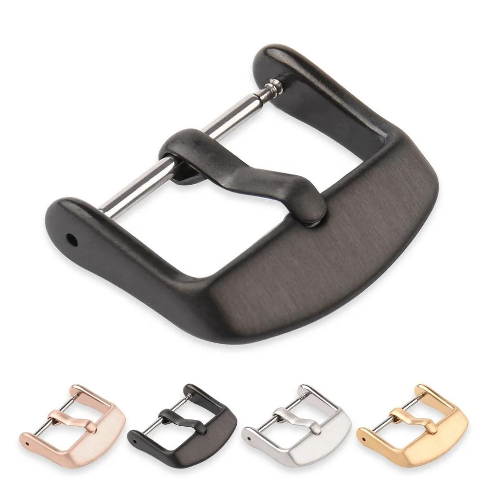 PVD coating wrist watch belt buckle parts stainless steel size  1618 20 22 24 26mm
