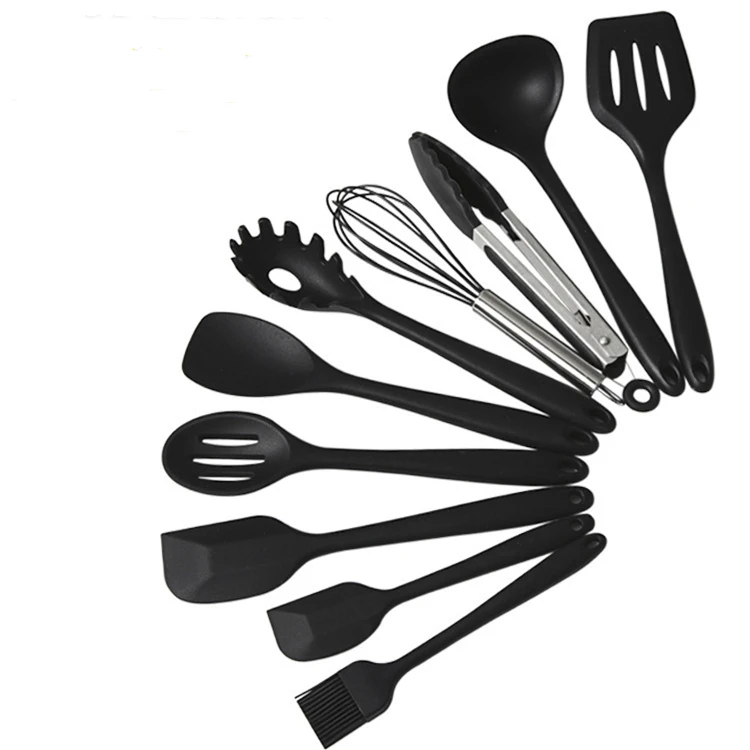 Top Seller Cooking Tool Silicone Kitchenware Accessory Cheap Colorful Silicone Kitchen Utensil Set