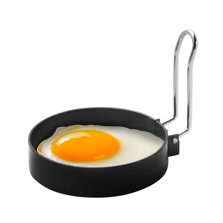 Кухонные принадлежности для выпечки A188, круглая форма для жарки яиц из нержавеющей стали, антипригарная форма для жарки яиц