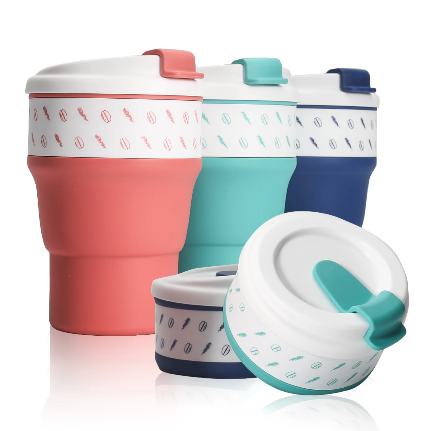 USAFREE SHIPPING Delivery 5-12 Days Outdoor Retractable Foldable Silicone Squashy Collapsible Coffee Cup For Travel