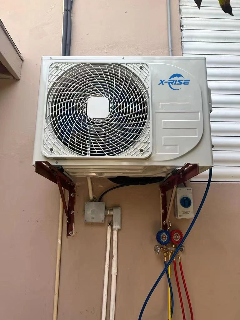 Портативный 12000 Гибридный Настенный Кондиционер BTU ACDC на солнечной батарее с новым кондиционированием воздуха в комнате AC OEM ODM бытовой Rohs 3500W