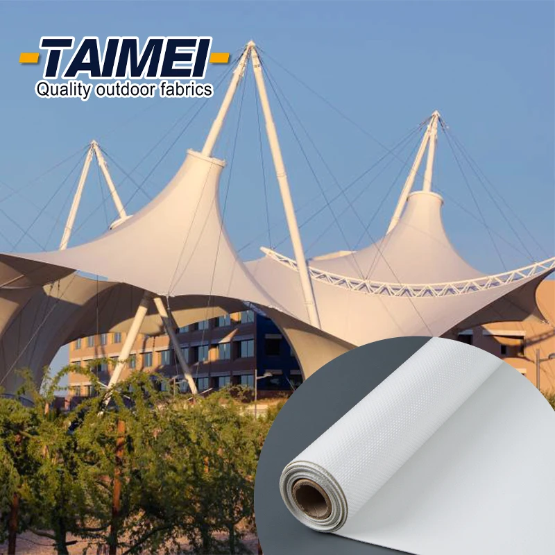 Tent Membrane Structure Tent Fabric Roof Tensile Membrane Structure Fabric for Wedding Party / Restaurant