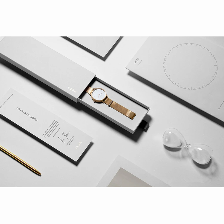 Guangzhou Factory Electronic Accessories watch Home Appliance black kraft paper pu leather packaging gift box for watch