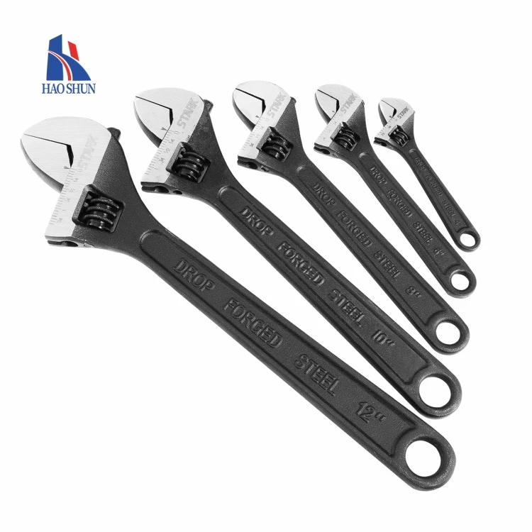 High Quality Torque Wrench Adjustable Black 6 inch Monkey Wrench Heat Treated Adjustable Spanner Tool Adjustable Wrench