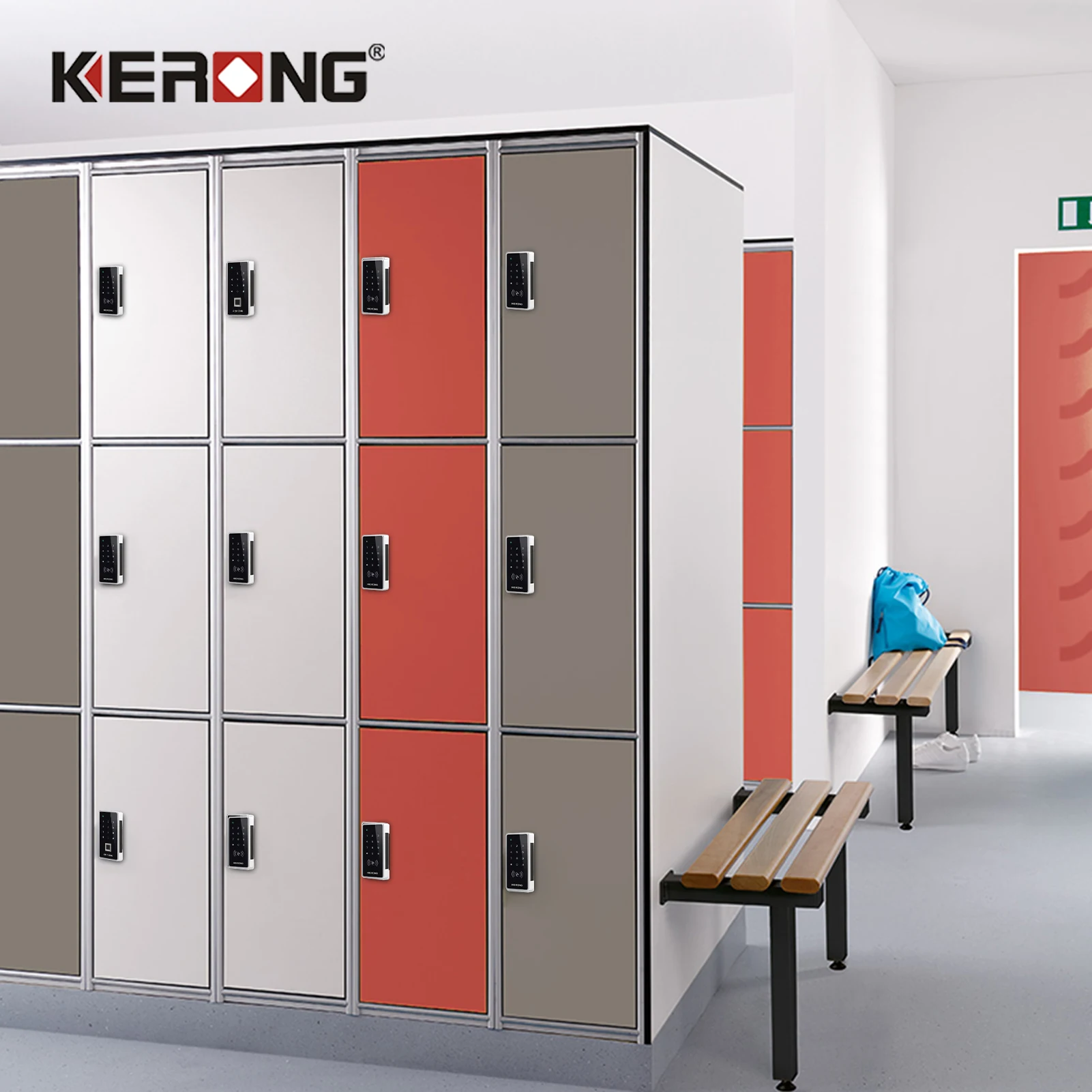 KERONG Electronic Digital cerradura Code Number Combination Key Card Cabinet Lock for Box Drawer