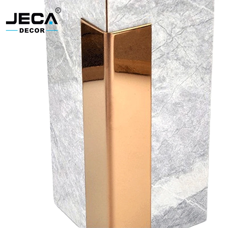 Foshan Factory JECA Corner Protection Profiles Stainless Steel Tile Trim For Wall  Corner Covers 304 Decorative Profiles