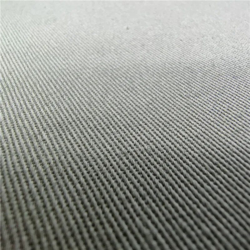 China high quality 20sX16s twill weaving fabric 100% cotton rouleau tissu blanc for textile fabrics men shirt fabric