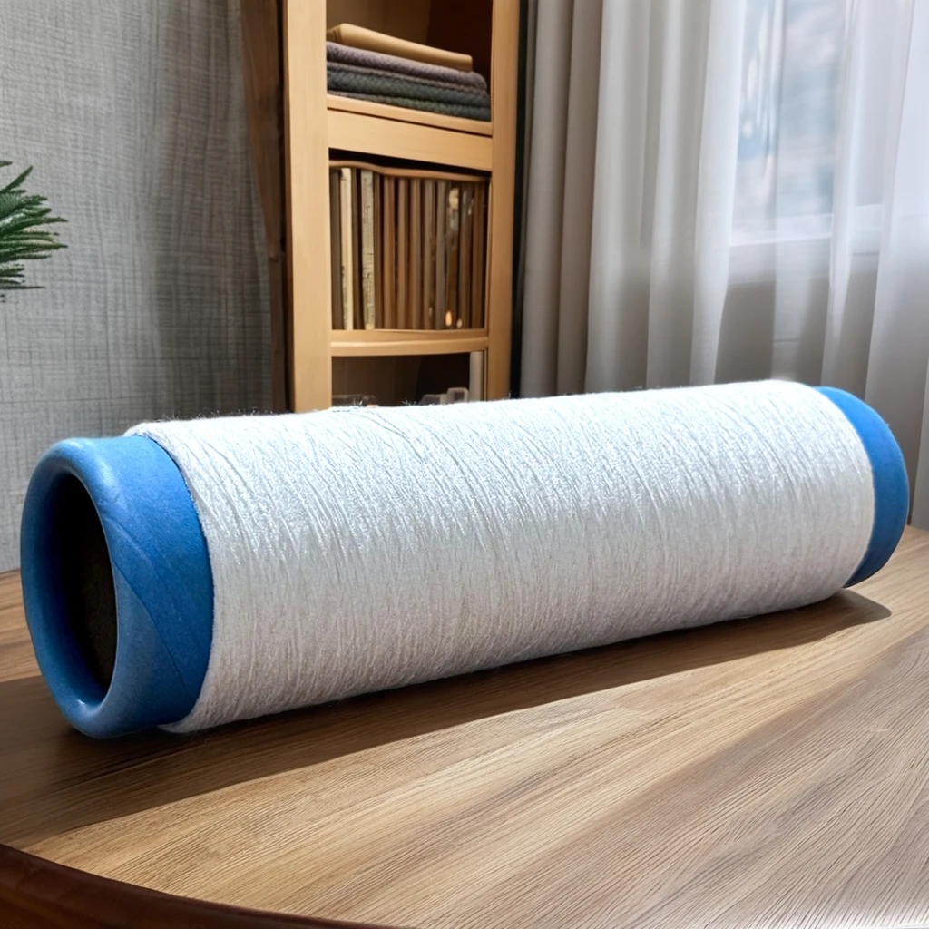 White beautiful polyester fancy yarn knitted 100% polyurethane chenille yarn blanket chenille yarn