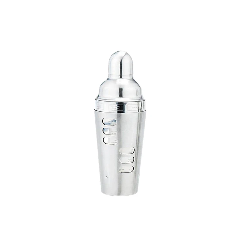 2021 New Cocktail Shaker Stainless Steel Cocktailshaker CS-25S (PN:C25- OS-21) Mini Cocktail Shakers 250ml Cobbler Shaker in KTV