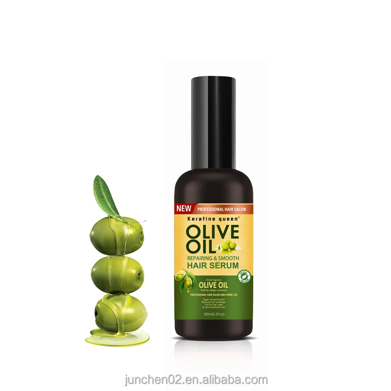 Oem Private Label Black Oil Long Hair Growth For Fall Control Olive Oil