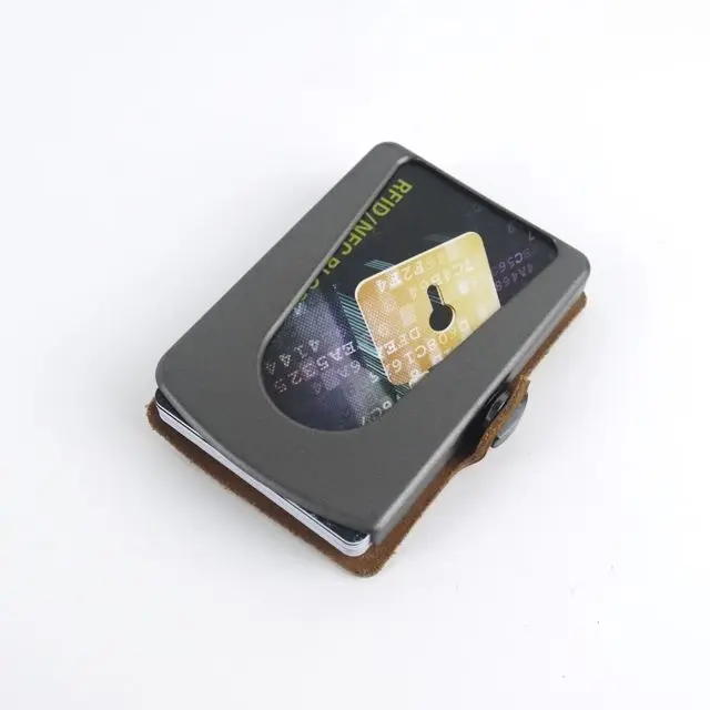 Hot Sale RFID Wallets Blocking Metal Card Holder Aluminum Alloy Card Wallet For Travel