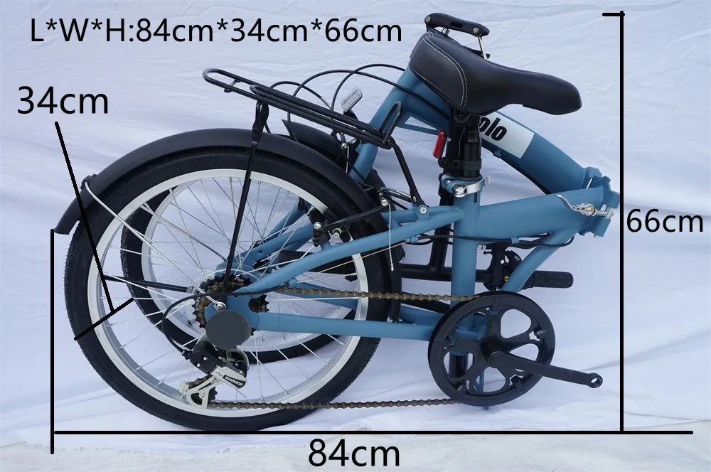 Cheap and beautiful folding bike, easy to carry, shimano 6SPPED derailleur, is the best choice for travel folding bike