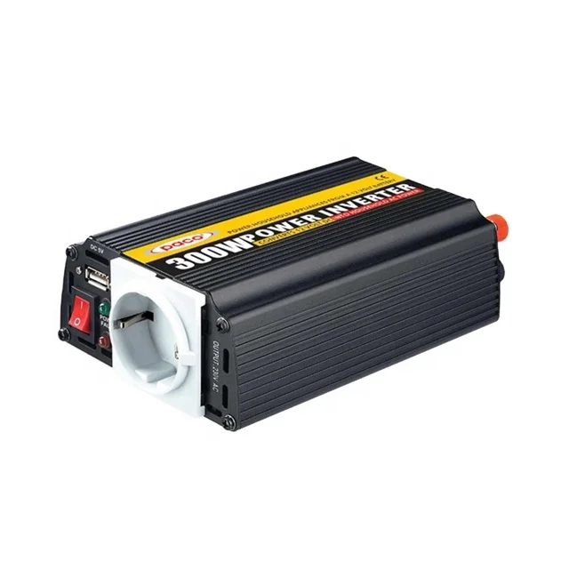 12V 220V 300 Вт умный Инвертор постоянного тока в переменный инвертирующий усилитель мощности с USB Европейским сертификатом соответствия от сертификационной организации Сертифицированный для