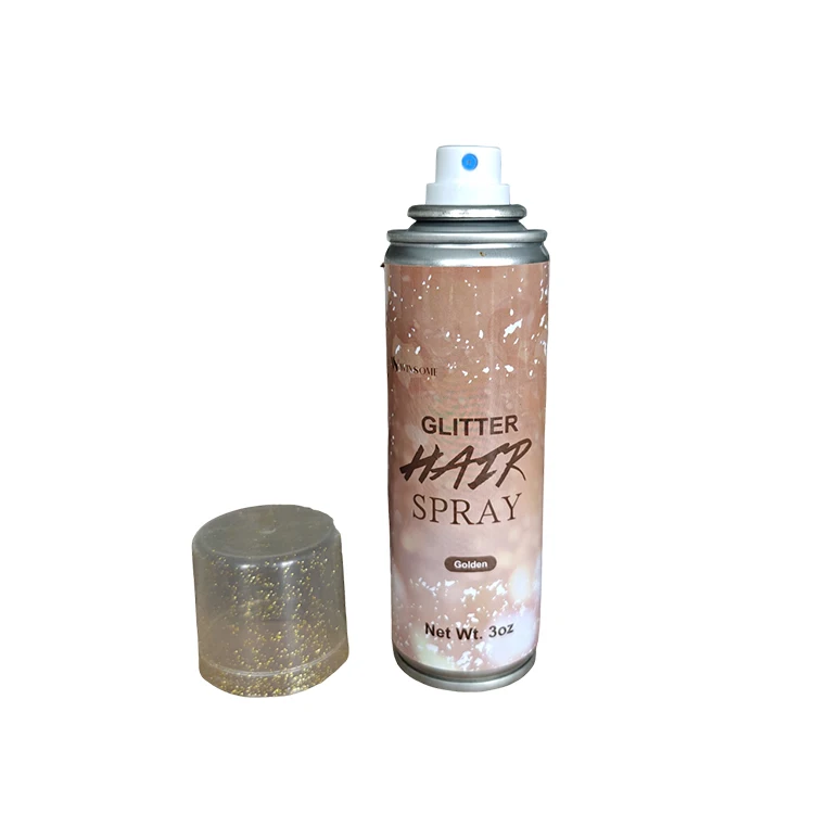 Manufacturer Direct Wholesale Glitter Spray Body Shimmer Make Up Hair Spray
