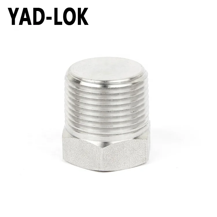 YAD-LOK CE 10000PSI Equal Hexagon Thread Stainless Steel BSP Pipe Plug