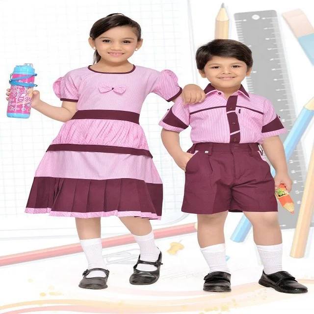 New Product Promotional School Uniform For Boys & Girls New Designs Primary School Uniform