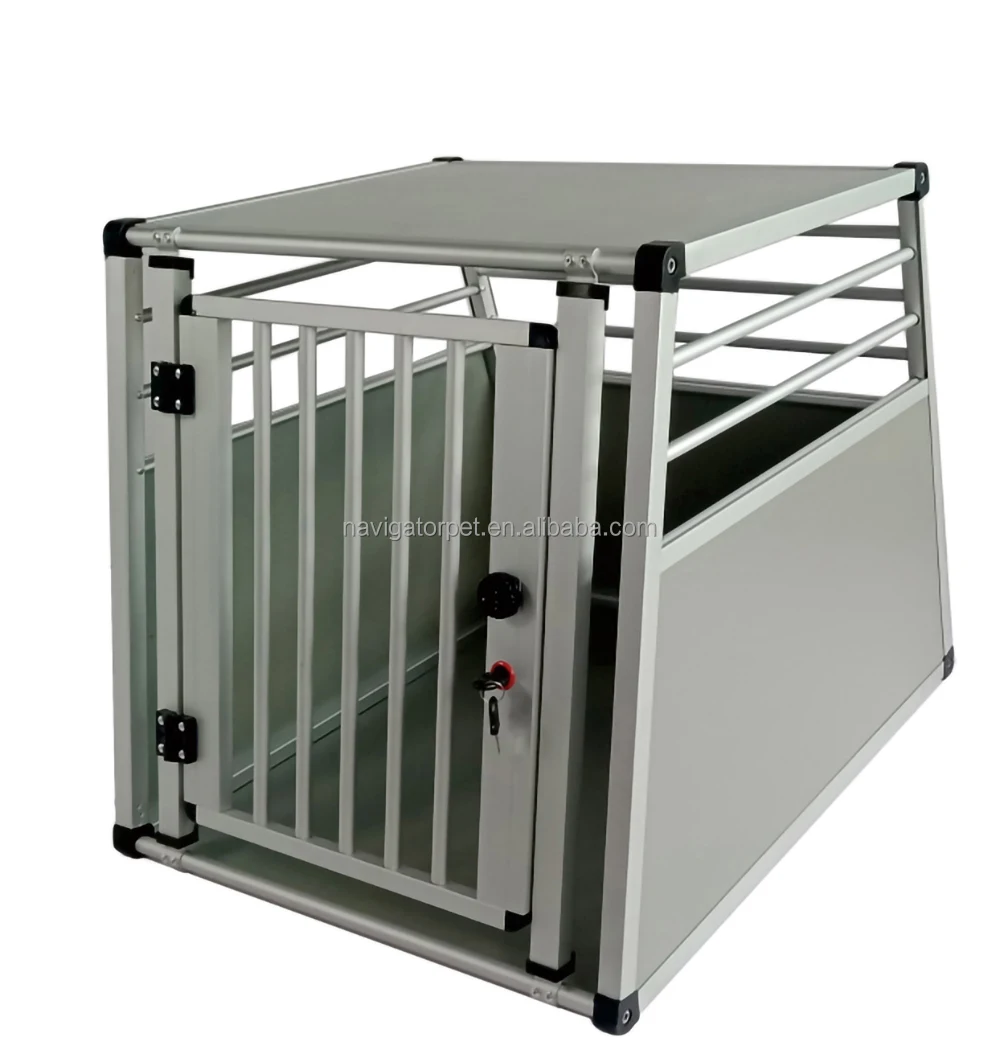High Quality Aluminum Dog Pet Transport Cage