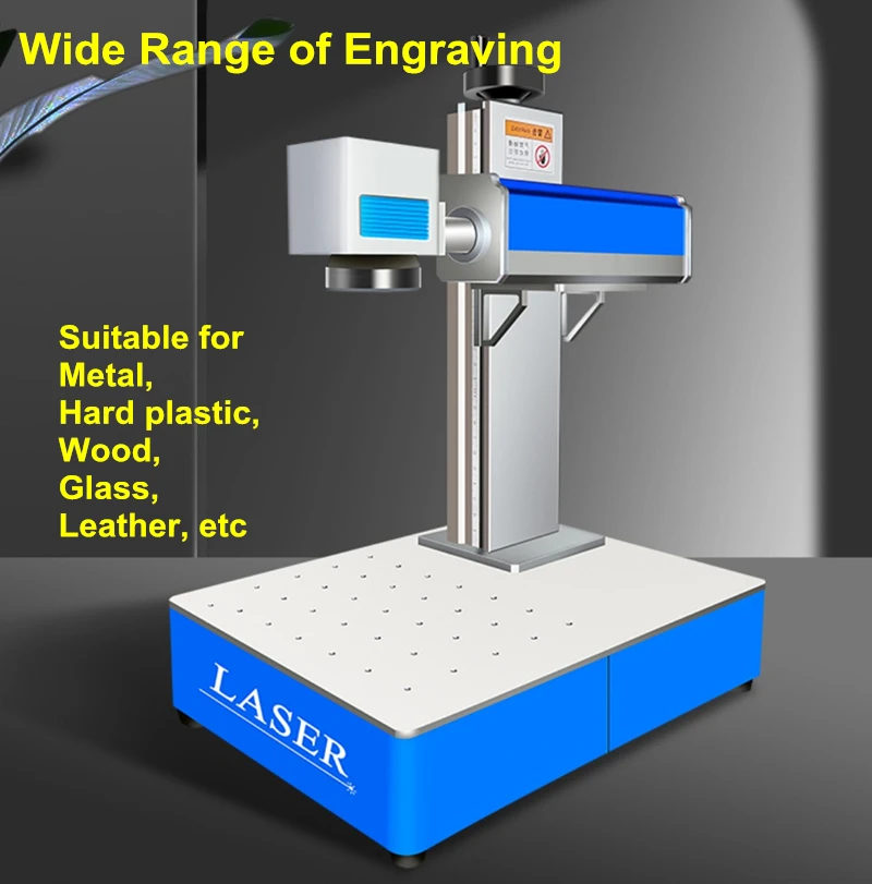 Disassembled LY Desktop Mini Fiber Laser Marking Machine 20W 30W Metal Engraving Machine for PVC Plastic Stainless Steel