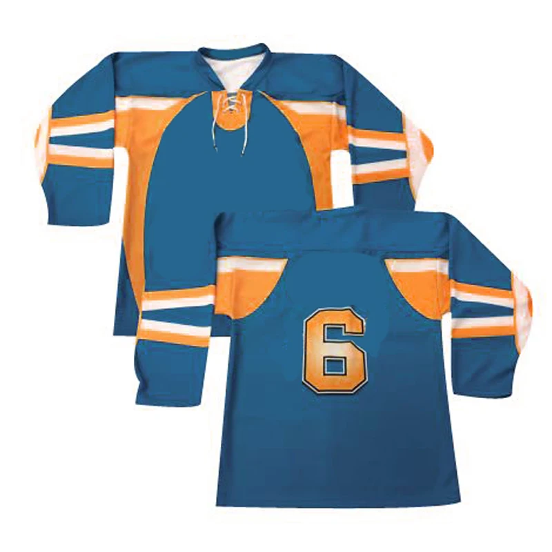 Quick-Dry Embroidery Ice Hockey Jersey Design With Any Name Any Number- Make Your Own