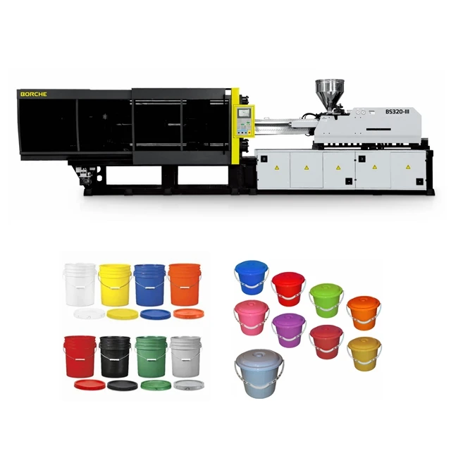 Candas  BS500-III  automatic injection molding machine 500ton plastic paint bucket making