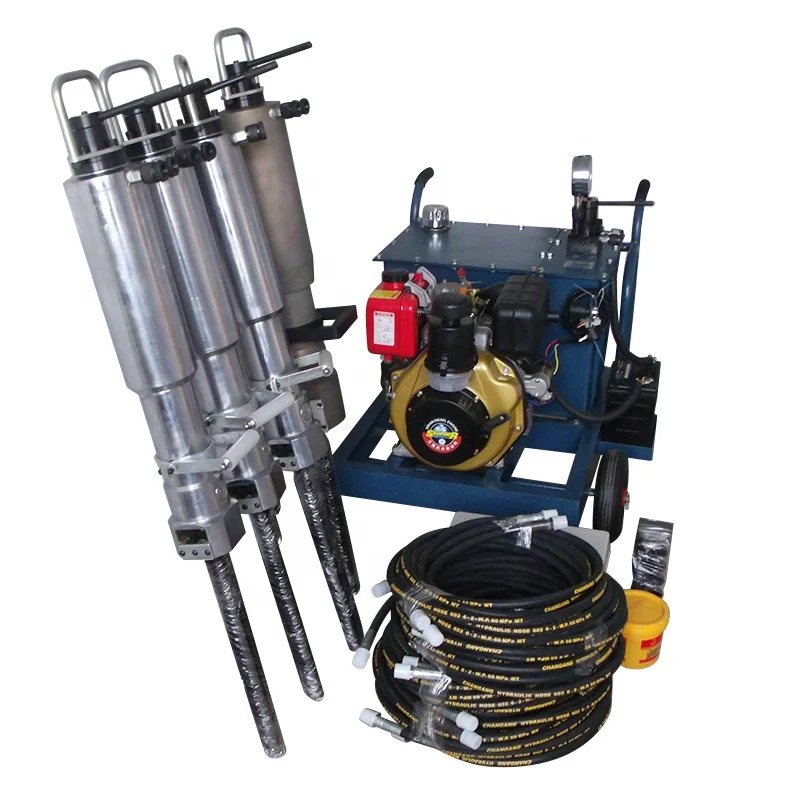 Esay to use hydraulic concrete splitter machine for stone splitting