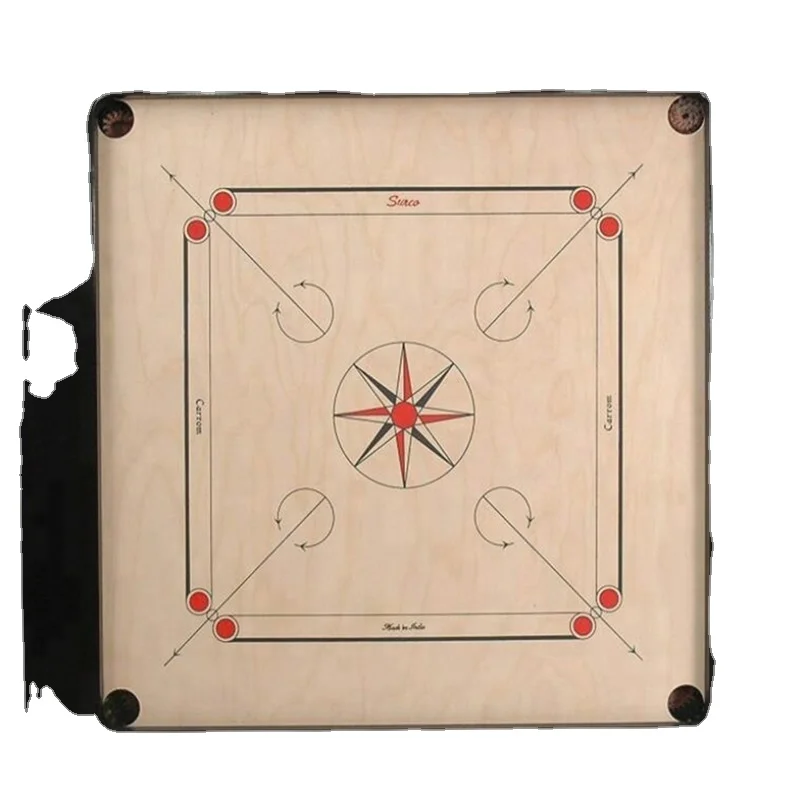  Большая деревянная настольная игра Carrom с монетами и страусами веселая семьей