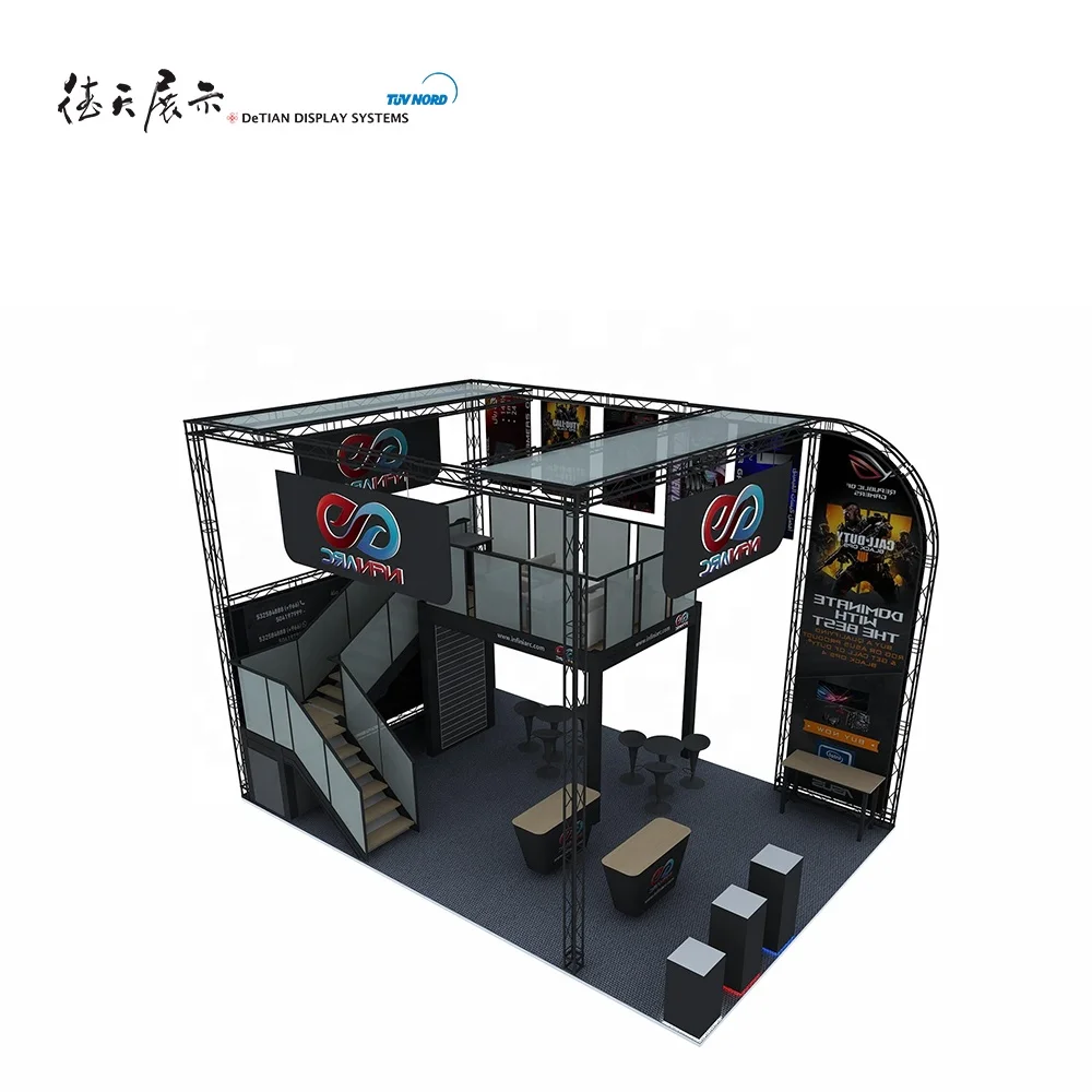Подвижная и выдвижная стойка выставочного стенда с алюминиевой Экструзией