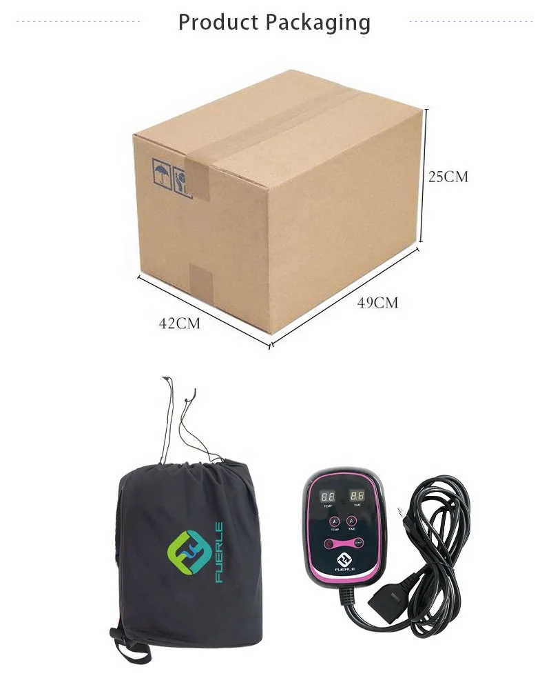 FUERLE portable infared sauna blanket professional the wellness infrared sauna blanket