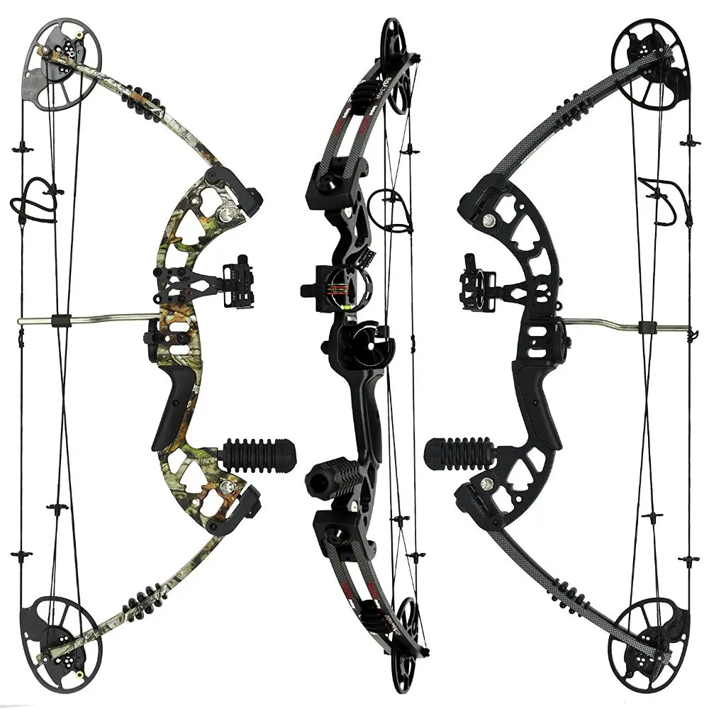 M125 Hunting Fishing Competition Compound Bow  for shooting  Archery Arrow 30-70lbs Aluminum Riser Laminated Limbs