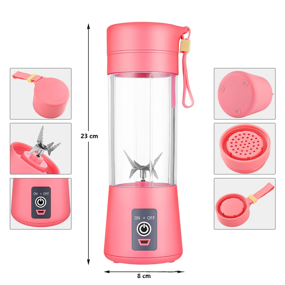 small kitchen appliance portable juice extractor machine domestic kitchen tools smart mini juicer bottles electric