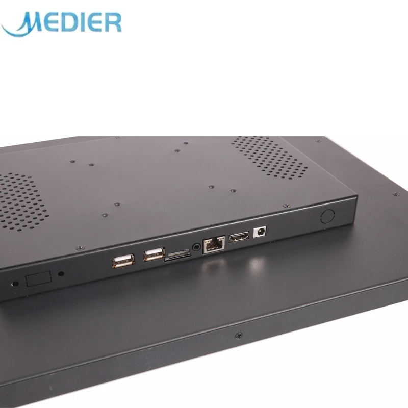 Medier Factory Wholesale 15 Inch Touch Screen Monitor Industry De Poeira Black Metal Open Frame LCD Industrial Monitor Indu