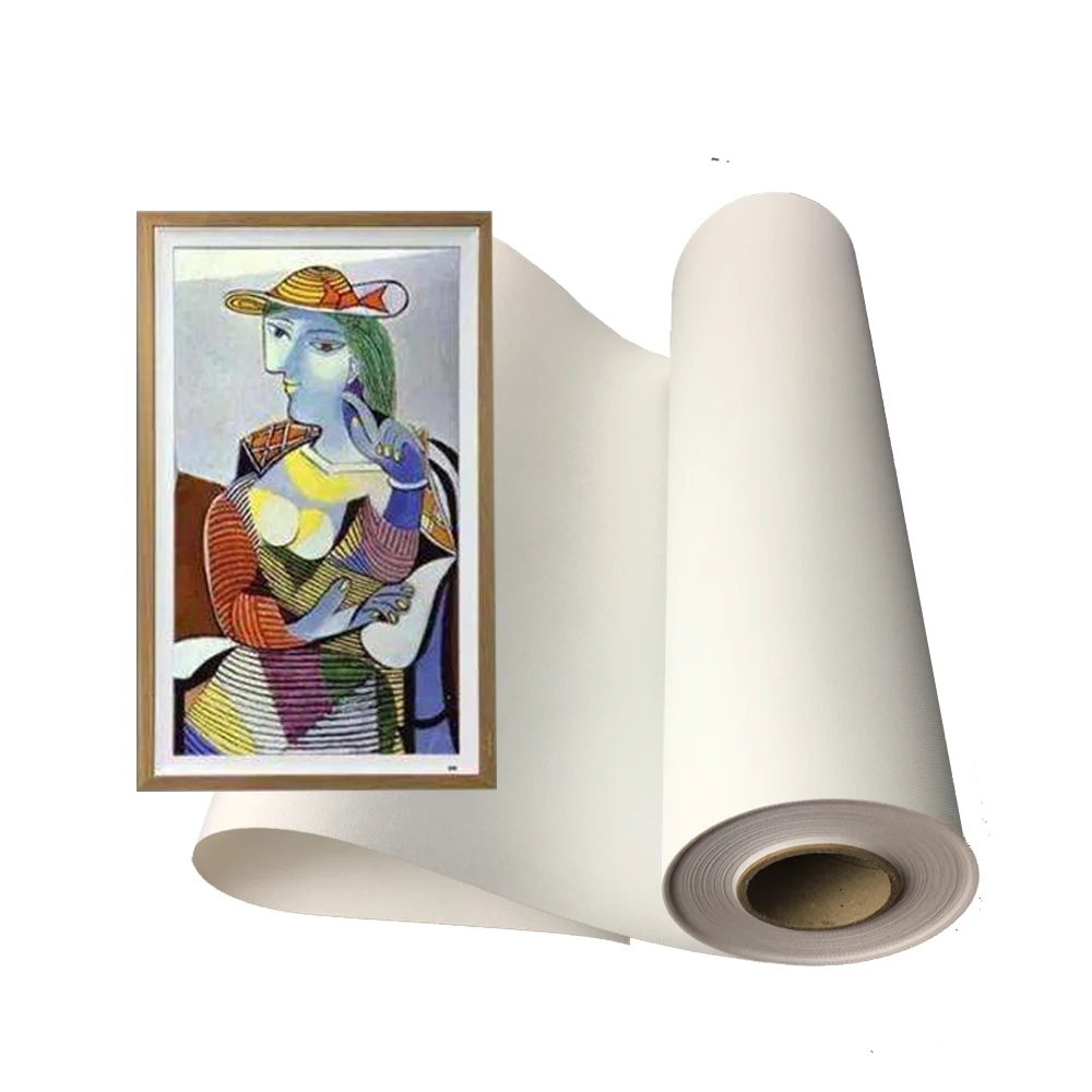 Pure inkjet printing stretched canvas printed waterproof canvas for gallery Artist printing