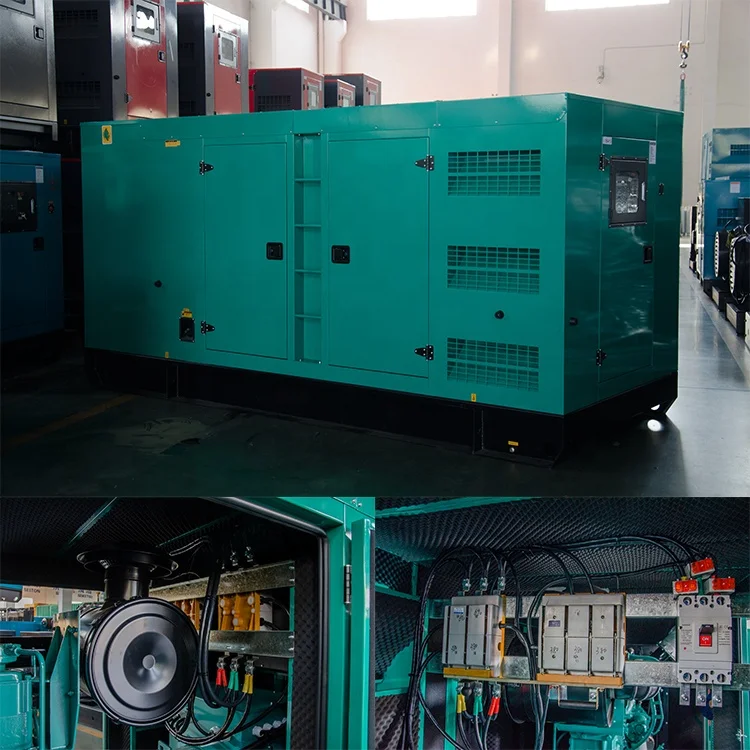 Jianghao 350kVA 280KW 480V Three Phase Silent Diesel Generator with 1800RPM Cummins Engine