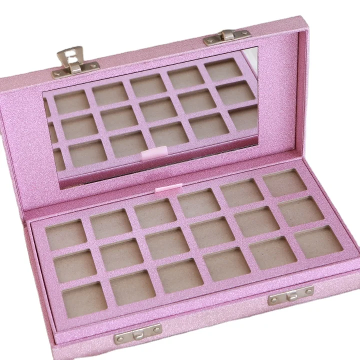 
Wholesale Makeup High Pigment Make Your Own Brand Glitter Custom Nude Eyeshadow Palette 