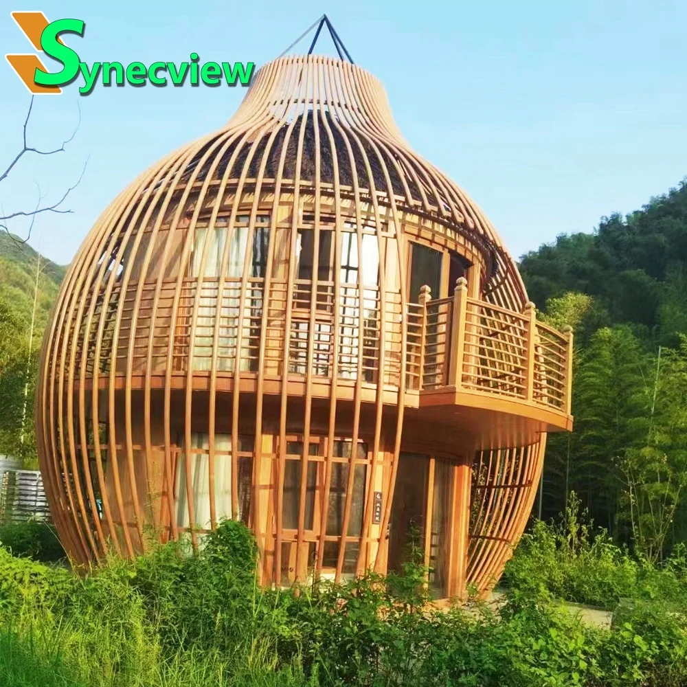 2023 Easy assembly New building container homes tree house prefabricated modular houses 2 story prefabricated house for outdoor