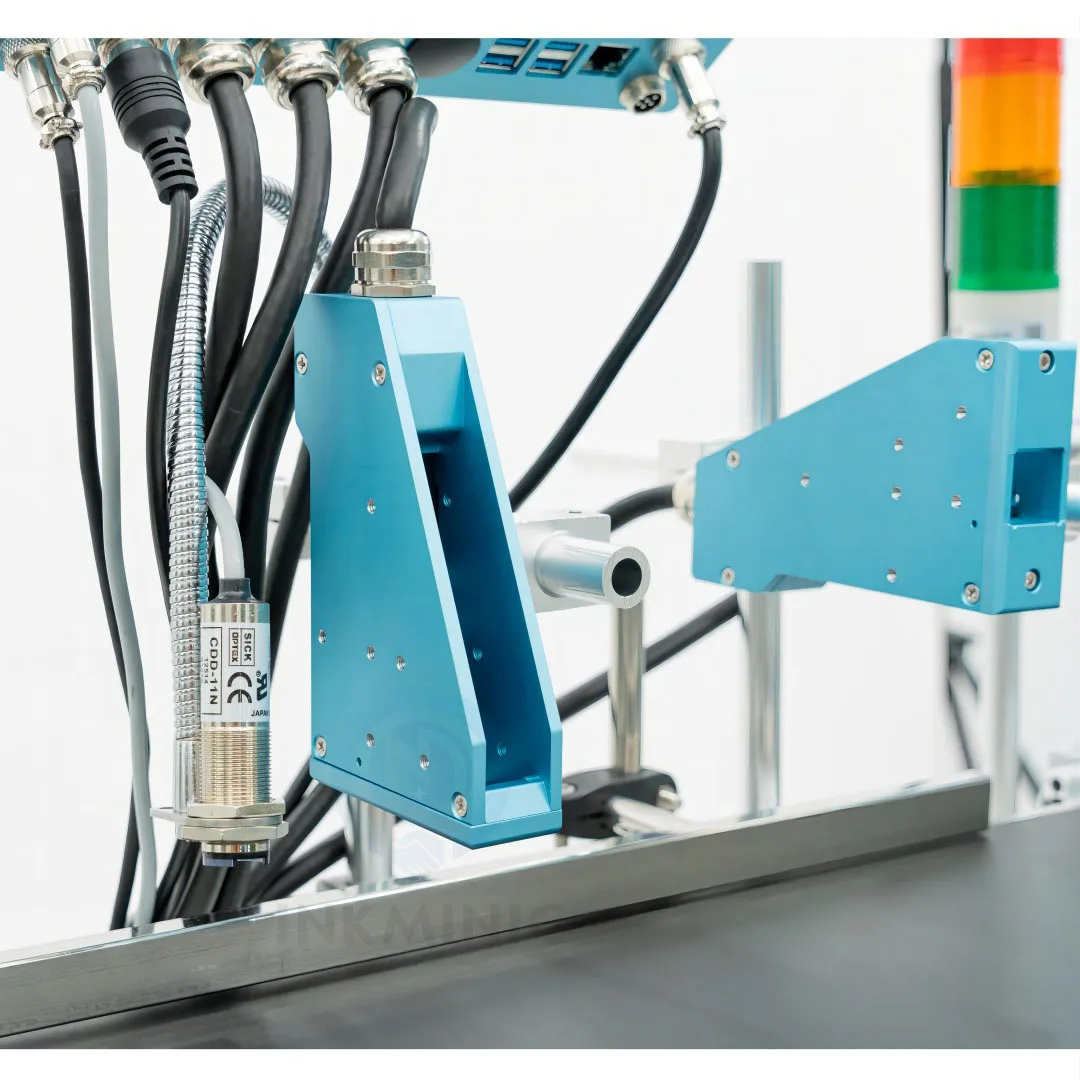 Three Print Heads Gun For Sale 12 mm  Height Mini Online Bottle Carton Barcode QR Code Inkjet Printer With High Popularity