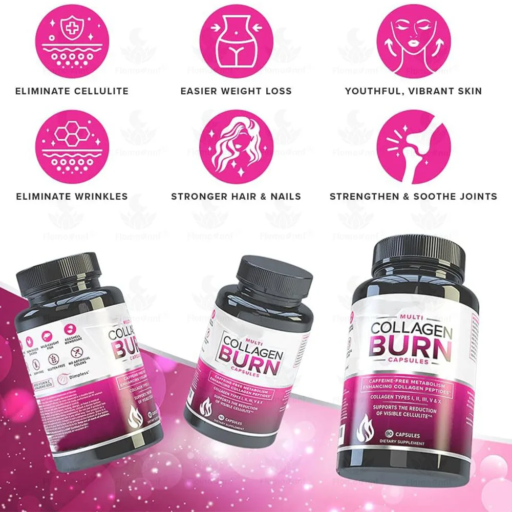 OEM Factory Private Label Marine Collagen Capsules With Hyaluronic Acid for Skin Care Supplement