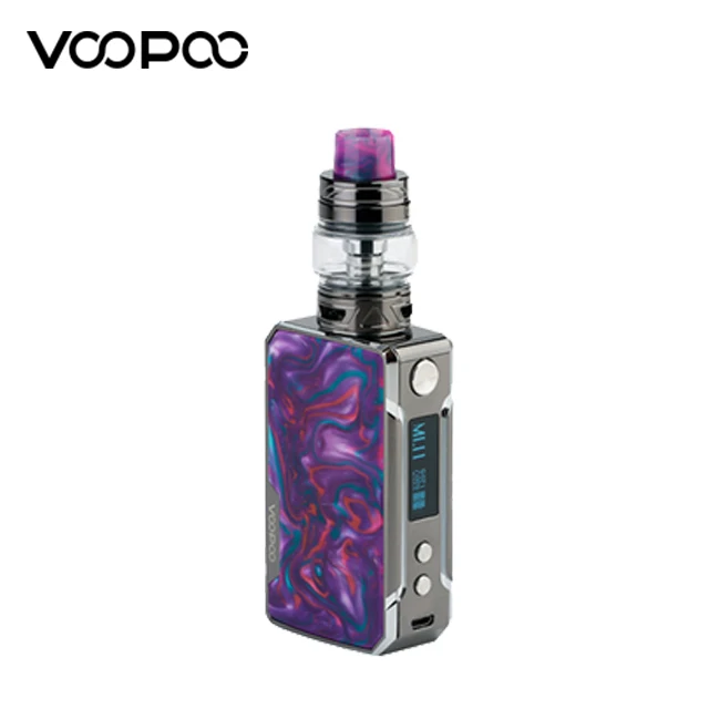 
2019 new e cigarette vape mod VOOPOO DRAG Mini Platinum 117W Kit BOX MOD 4400mAh 