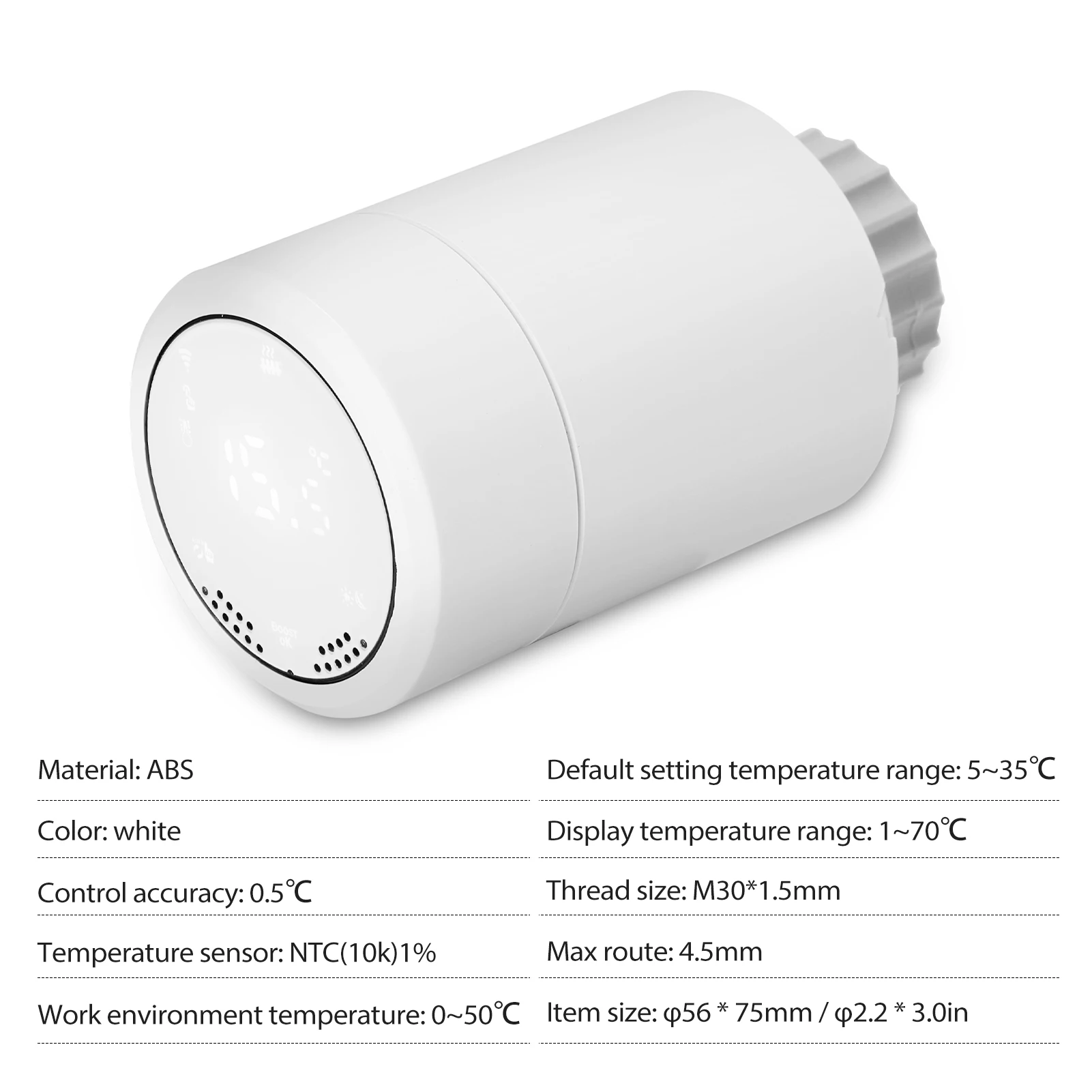 HY367 WIFI Tuya Alexa Google Assistant TRV или термостат клапан радиатора для умного дома