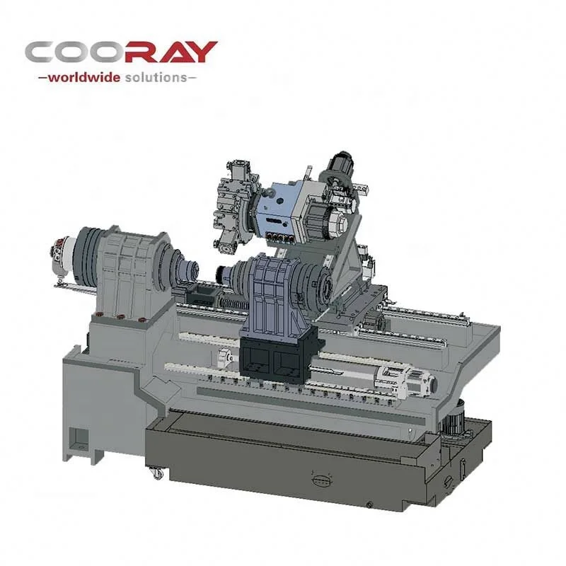 Conventional CNC Turning Lathe Cnc Pipe Threading And Milling