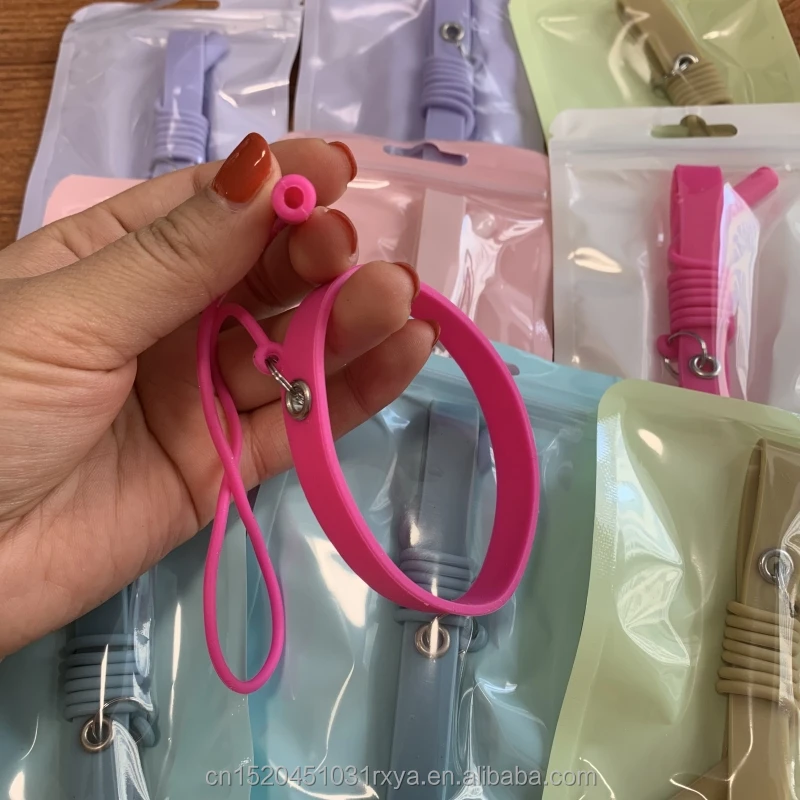 Eyelash Extention Silicon Tweezers Wrist Band Strap Silicon Tweezers Ring Silicon Tweezer Protector