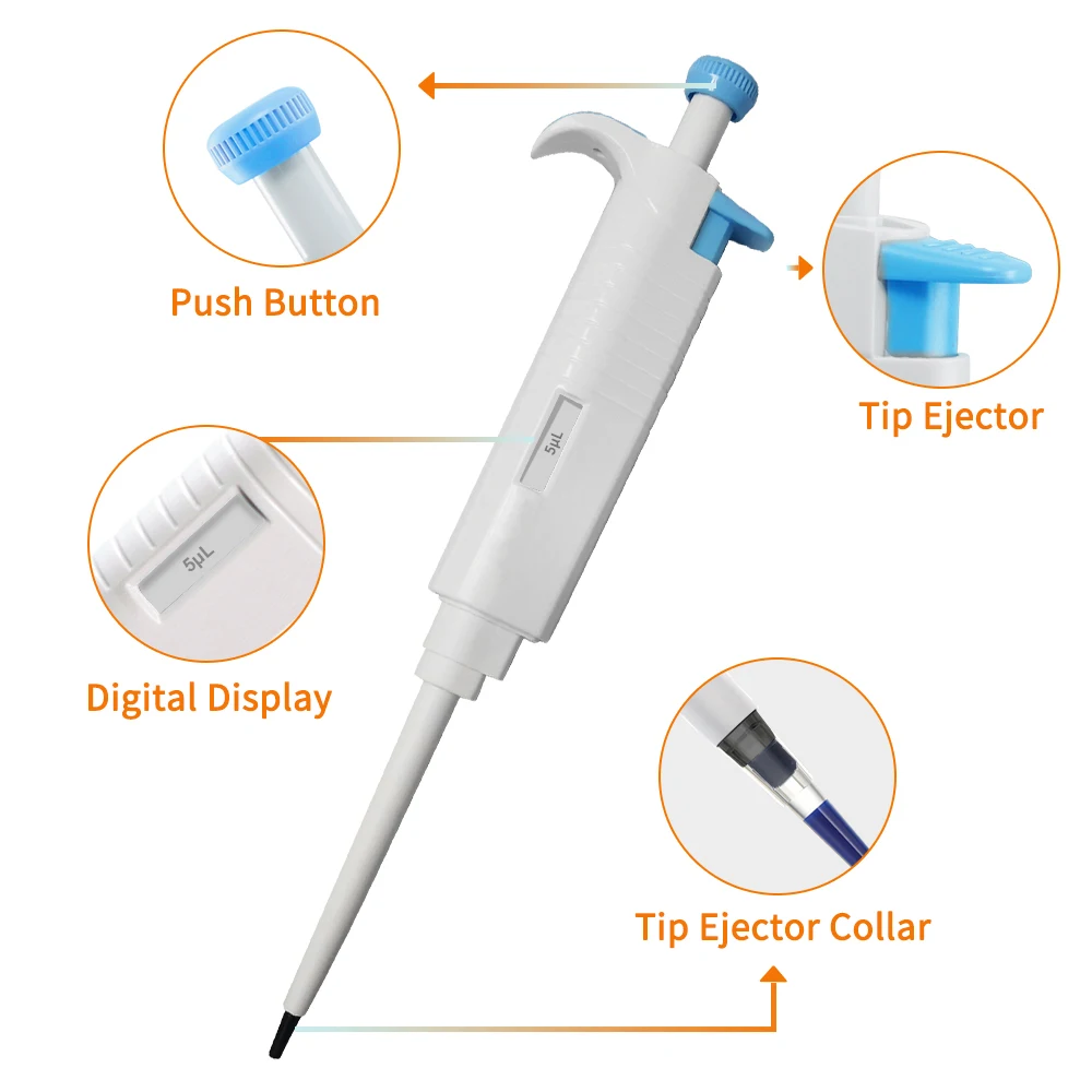 ONILAB MPP Fixed Volume Fully Autoclavable Single Channel Pipettes