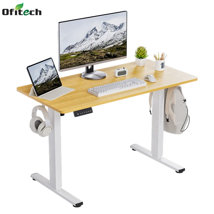 design stand workbench table homemade diy modern computer desk office computer working electric height adjustable desk for home