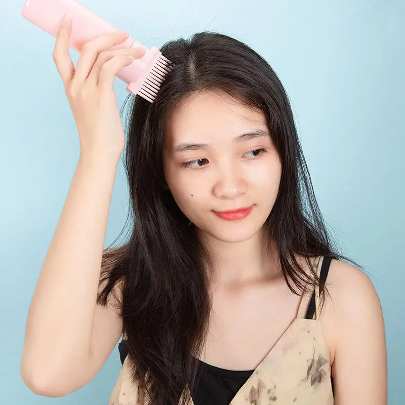 High Quality Hair Coloring Brush Bottle with Oil Applicator for Hair Dye, Comb Applicator Bottle