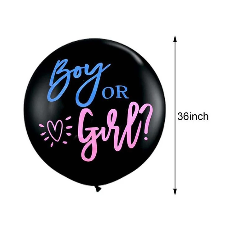 Party Toys Gender Reveal Balloons Gender Reveal Latex Balloons Gender Boy Girl Balloons